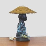 Vintage Scandinavian ceramic lamp Soholm 1950