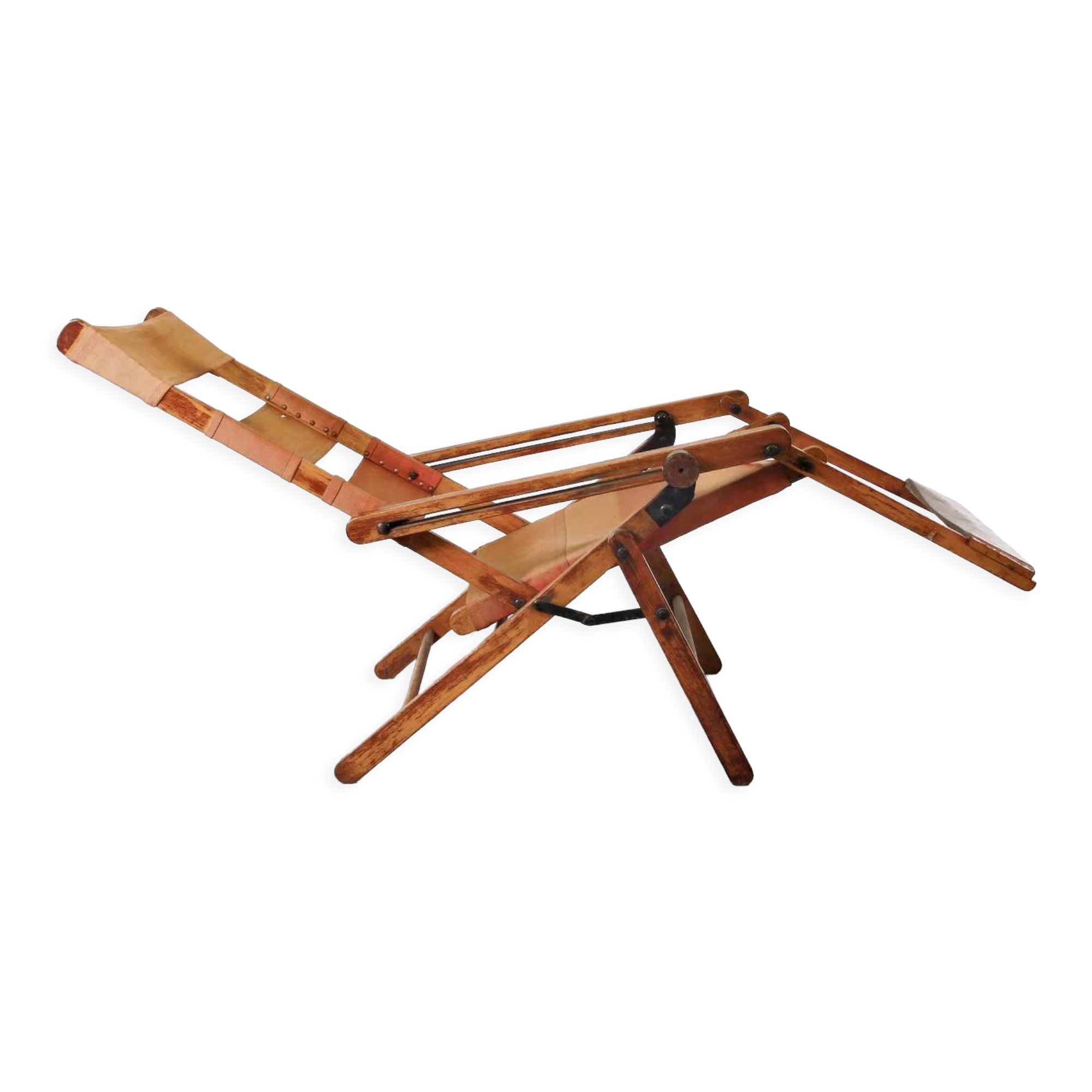 1930s Thonet Deck Chair model "G80"