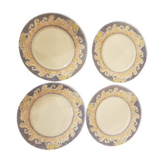 Set of 4 dessert plates 19.5cm Arcopal