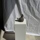 Petite poule en terre cuite, travail artisanal indonésien ancien H18