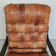 Fauteuil pivotant cuir scandinave