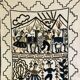 Large vintage wall tapestry Bolivia Peru