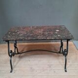 Coffee table  fossilifere top