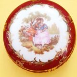 Rdv galant: small vintage Fragonard porcelain box