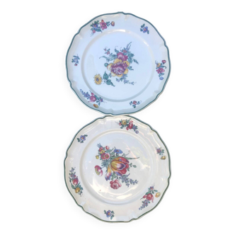 Deux assiettes plates Villeroy & Boch