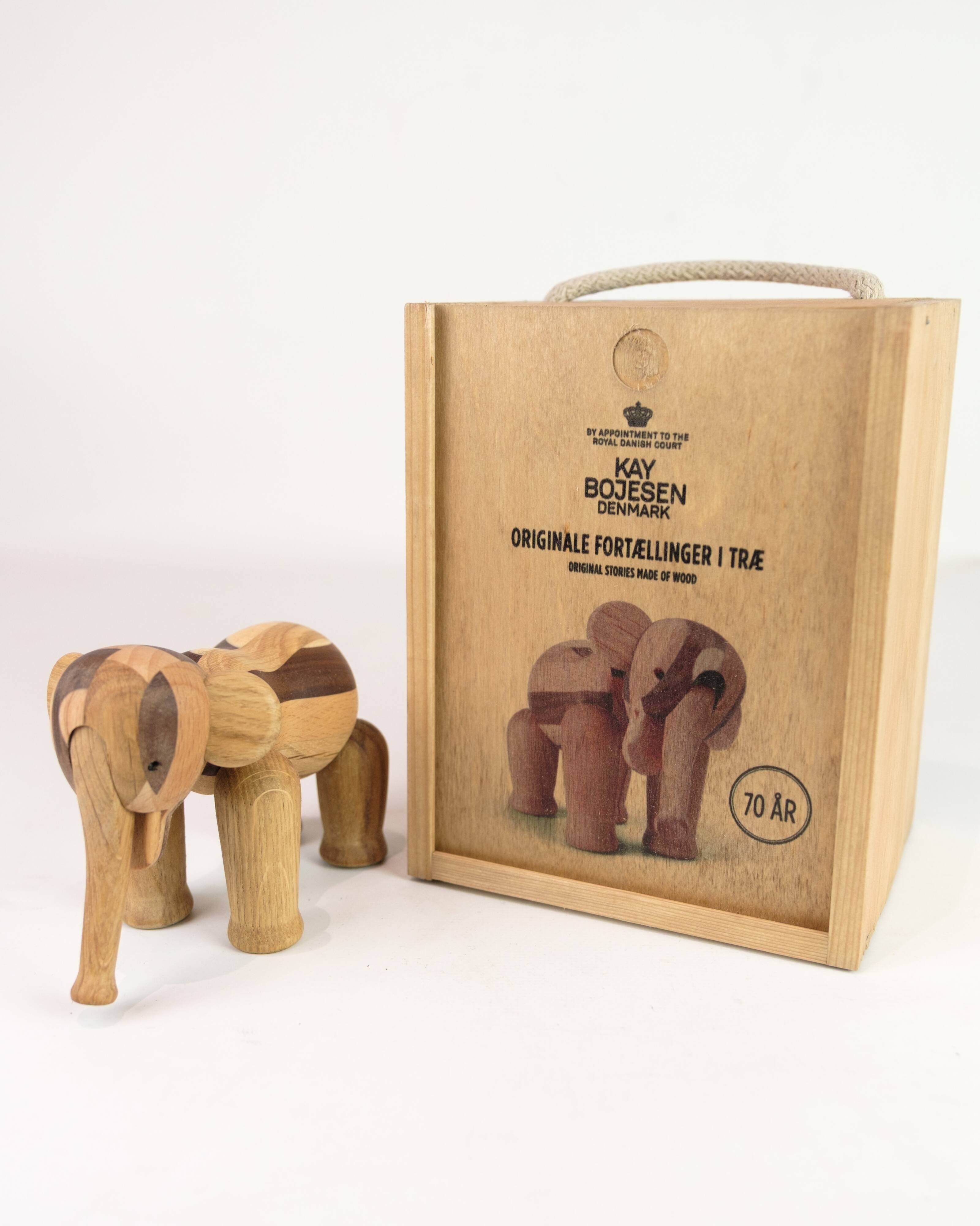 Kay Bojesen Reworked Mini Elephant In Multiple Wood Types 70th Anniversary