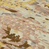 Handwoven Turkish Rustic 197 cm x 294 cm Multicolor Wool Carpet