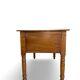 Italian pine wood centre writing desk from the 1960s, a reproduction o