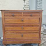 Handcrafted 5-drawer chest of drawers from the early 20th century
