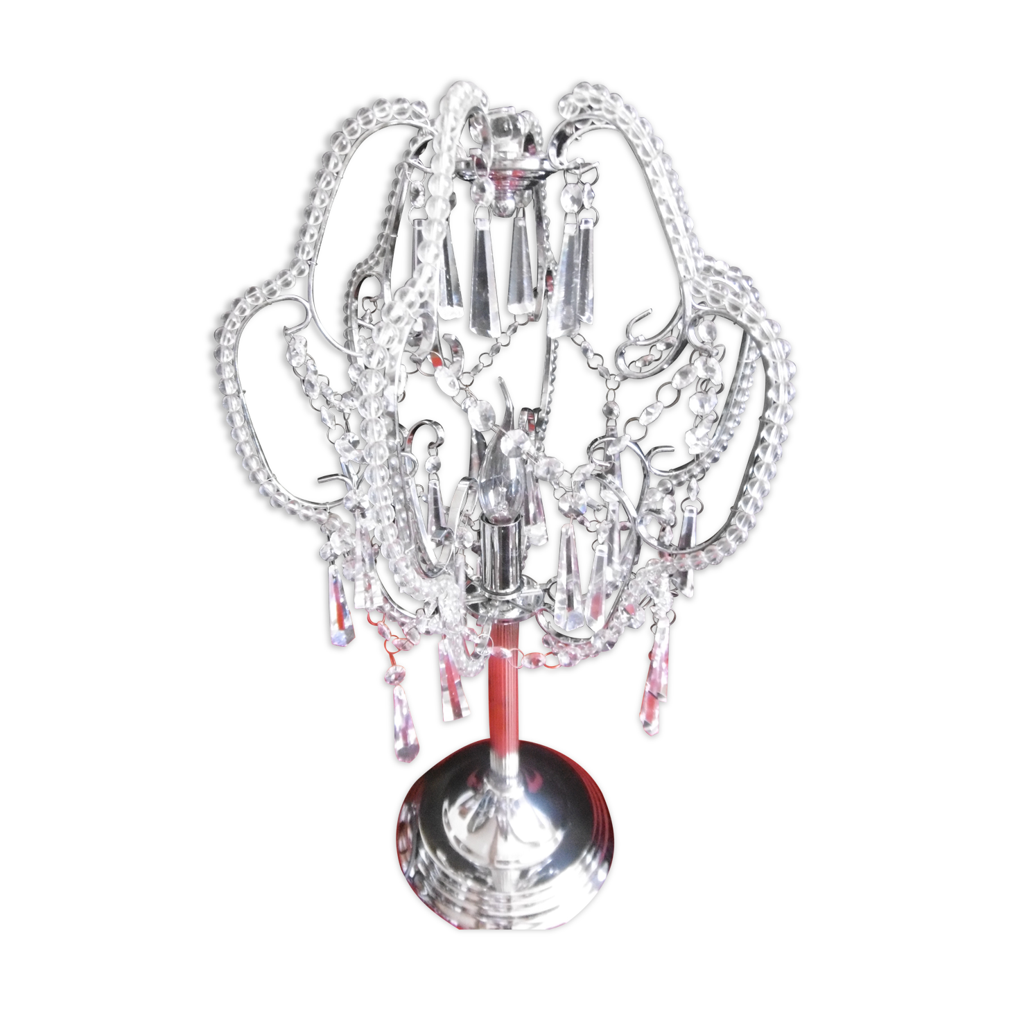 Table lamp with pendants