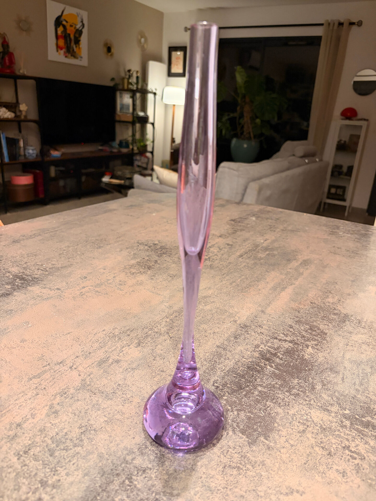 Neodymium Soliflore Vase "Alexandrite" - Sergio Asti for Arnolfo di Cambi
