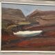 Original Swedish Oil on Panel – “Rustic Landscape” by Thage Carlson – Signed – Vintage & Framed – 72 × 61 cm (28.3" × 24")