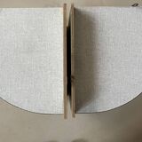 Set of 2 Formica corner shelves