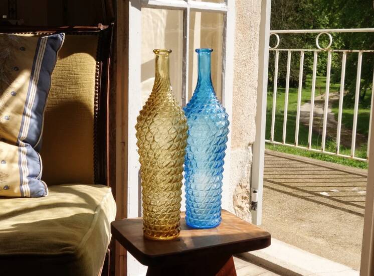 Empoli carafe Italian glassware.