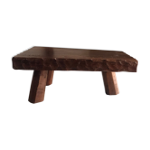Tabouret rustique et etagèr