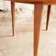 Table ronde scandinave extensible