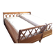 Pair of empire style swan neck beds and bedside tables