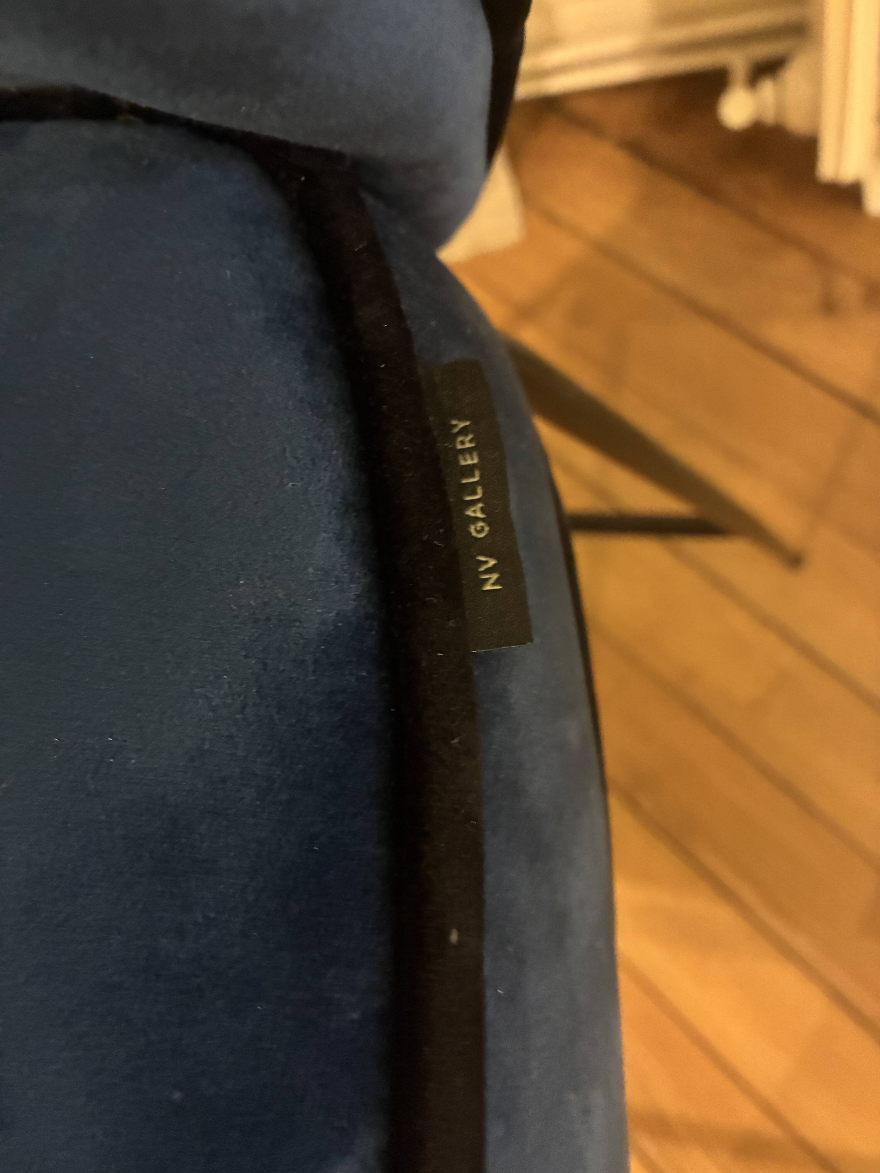Chaise haute velours