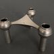 6 stackable metal candle holders by Nagel Konzept Fritz 1970