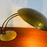 Vintage modernist Kaiser Dell brass lamp 1960s
