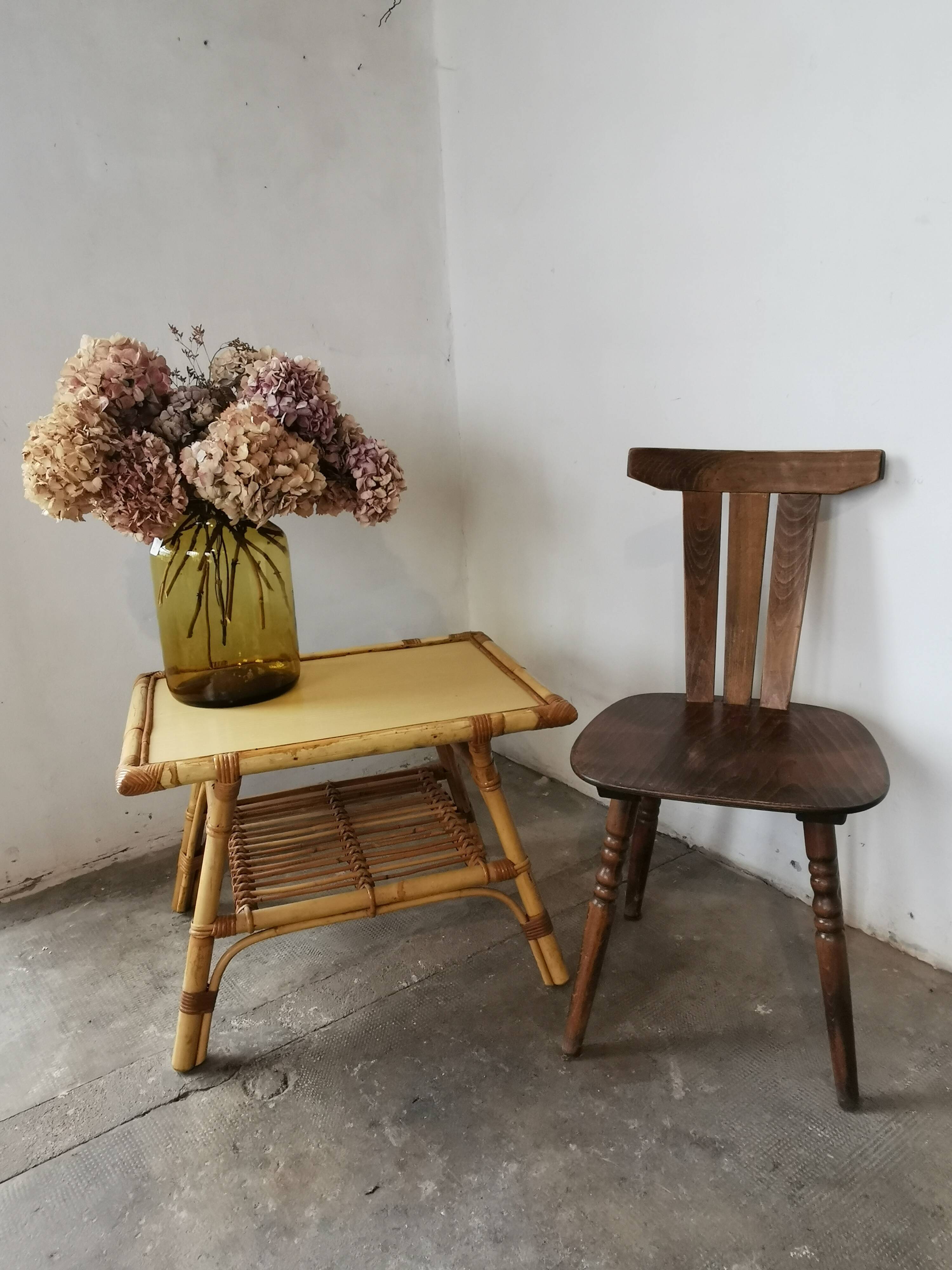 Rattan coffee table