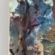 Oil on panel by Gino Milani Paris Saint-Pierre de Montmartre 1975