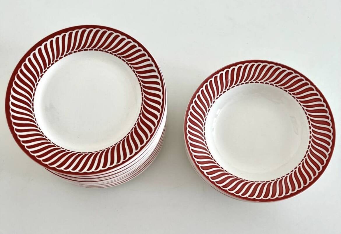 Digoin Sarreguemines plates