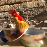 Chicken terrine - French rooster signed by Michel Caugant