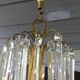 Lustre en laiton et pampilles