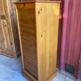 Curtain filing cabinet