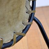 Circle armchair by Lusch Erzeugnis 1960 vintage