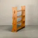 Shelf in Brutalist Henning Kjærnulf or Arts and Crafts style solid Oak 1960