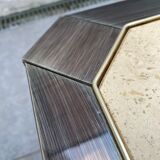 Fedam travertine coffee table