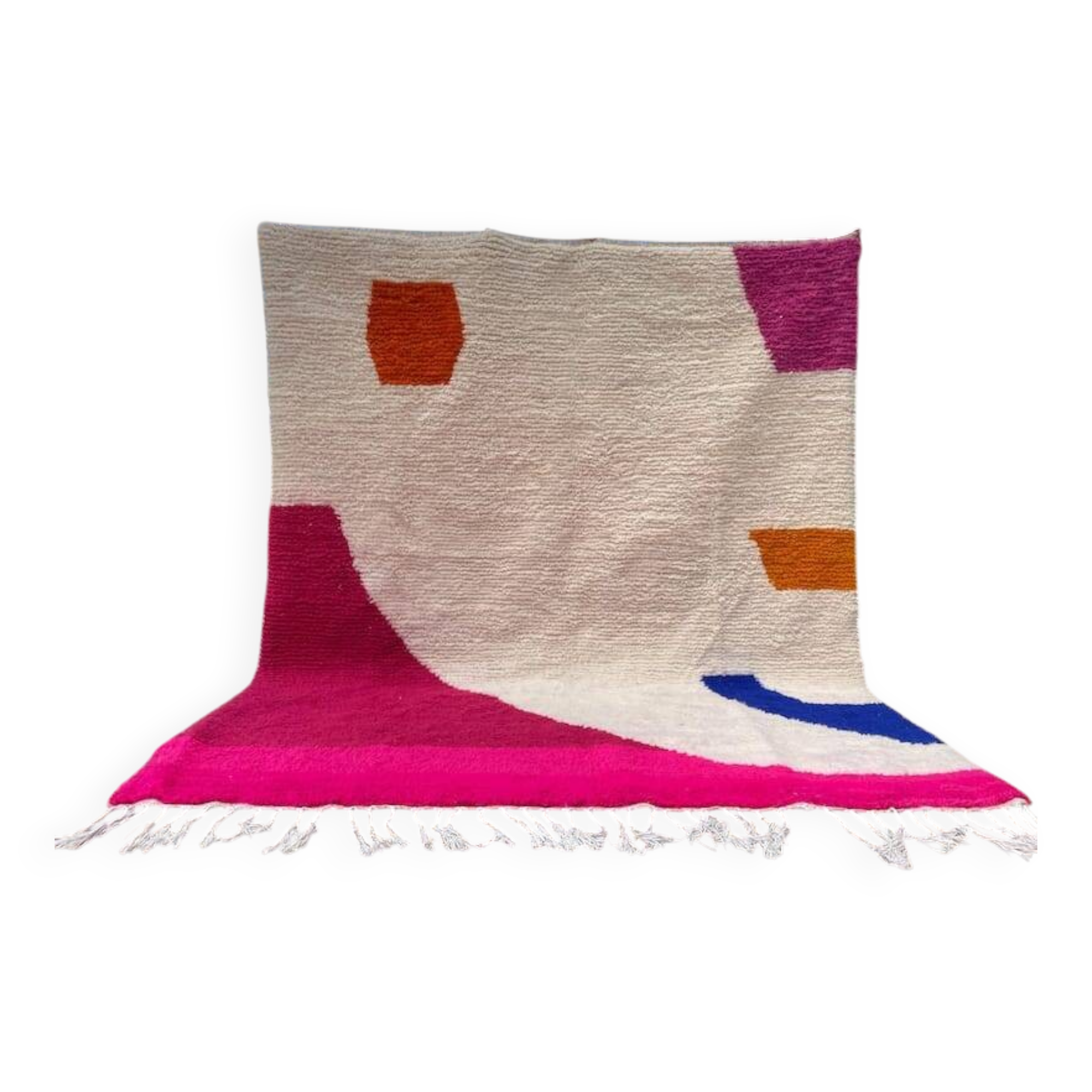 Colorful wool rug size 200 x 300 cm