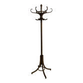 Curved wooden coat rack in Thonet style – freestanding coat rack