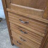 Parisian armoire style oak wardrobe