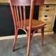 Series of 6 mismatched bistro chairs Baumann and Mahieu