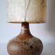 Vintage pyrite stone lamp