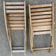 Set of 2 Folding Garden/Balcony Chairs in Wood