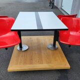 Modus table and 4 chairs Osvaldo Borsani by Tecno Italy 1970 Space Age