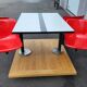 Table modus et 4 chaises Osvaldo Borsani par Tecno Italie 1970 Space Age