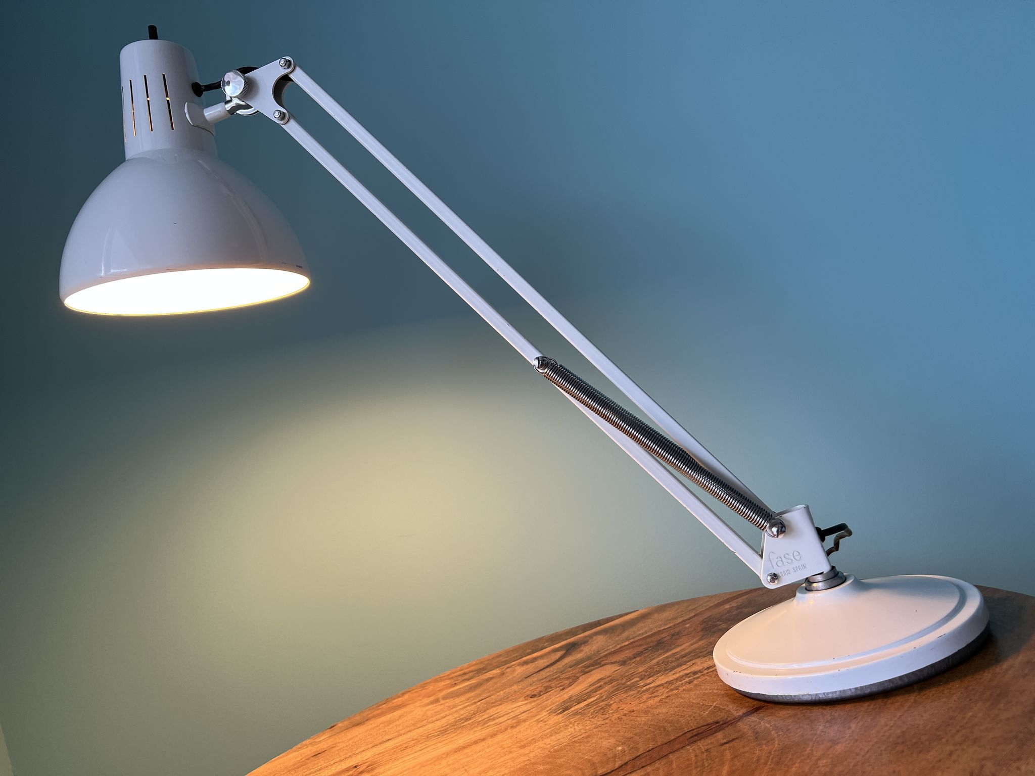 Vintage desk architect's lamp (FASE lamp), mid century flexo  from the 1970s