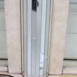Retro vintage glass sliding door display case