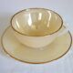 5 vintage Arcopal Harlequin teacups with saucers