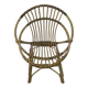 Vintage rattan/bamboo shell children's armchair