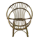 Vintage rattan/bamboo shell children's armchair