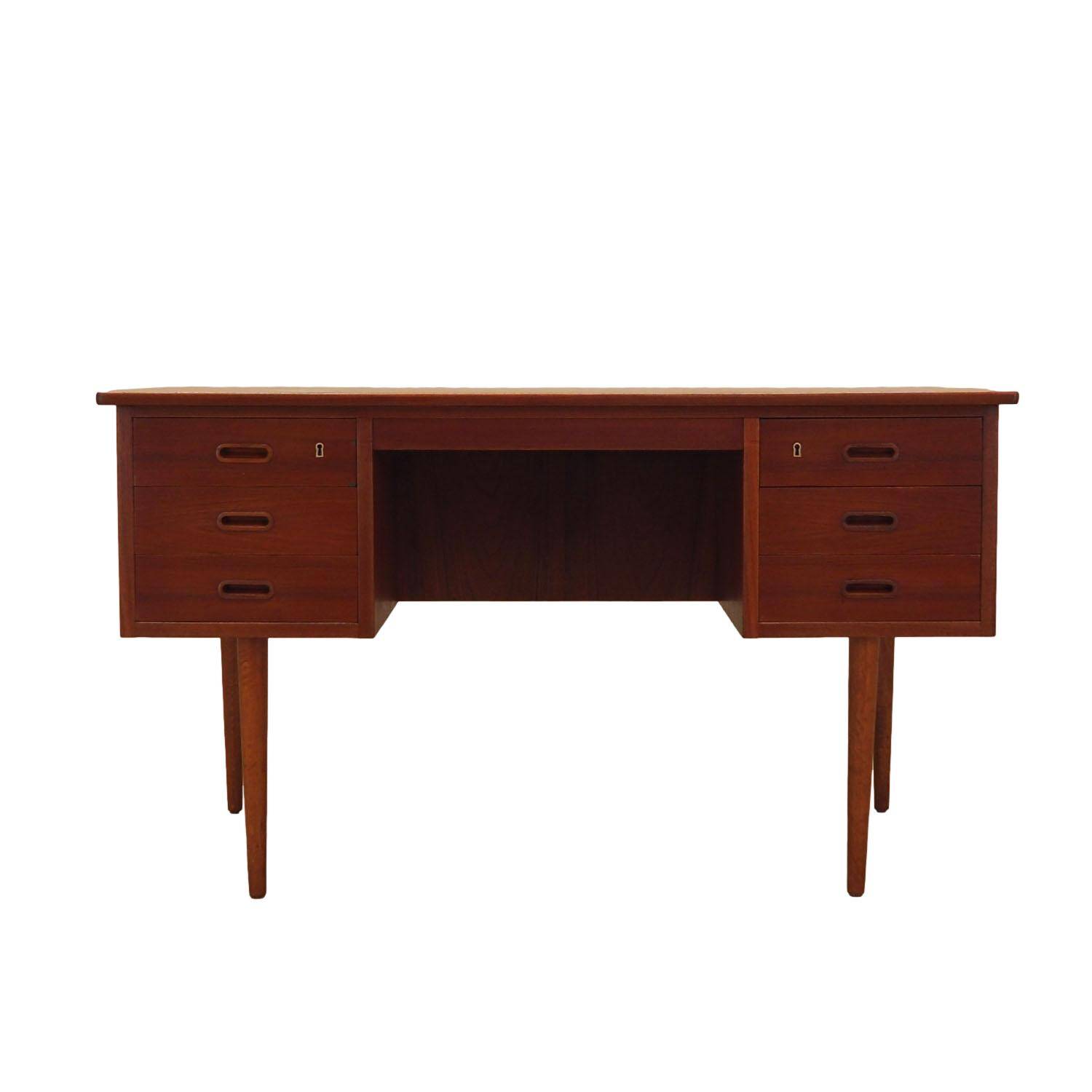 Teak desk, Danish design, 1960s, manufactured in Denmark