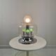 Italian Space Age Table Lamp with Effervescent Bubble Glass, 1970's