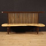 George Nakashima style wooden design sofa