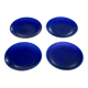 Set of 4 blue plates, Hoganas Keramik, Sweden